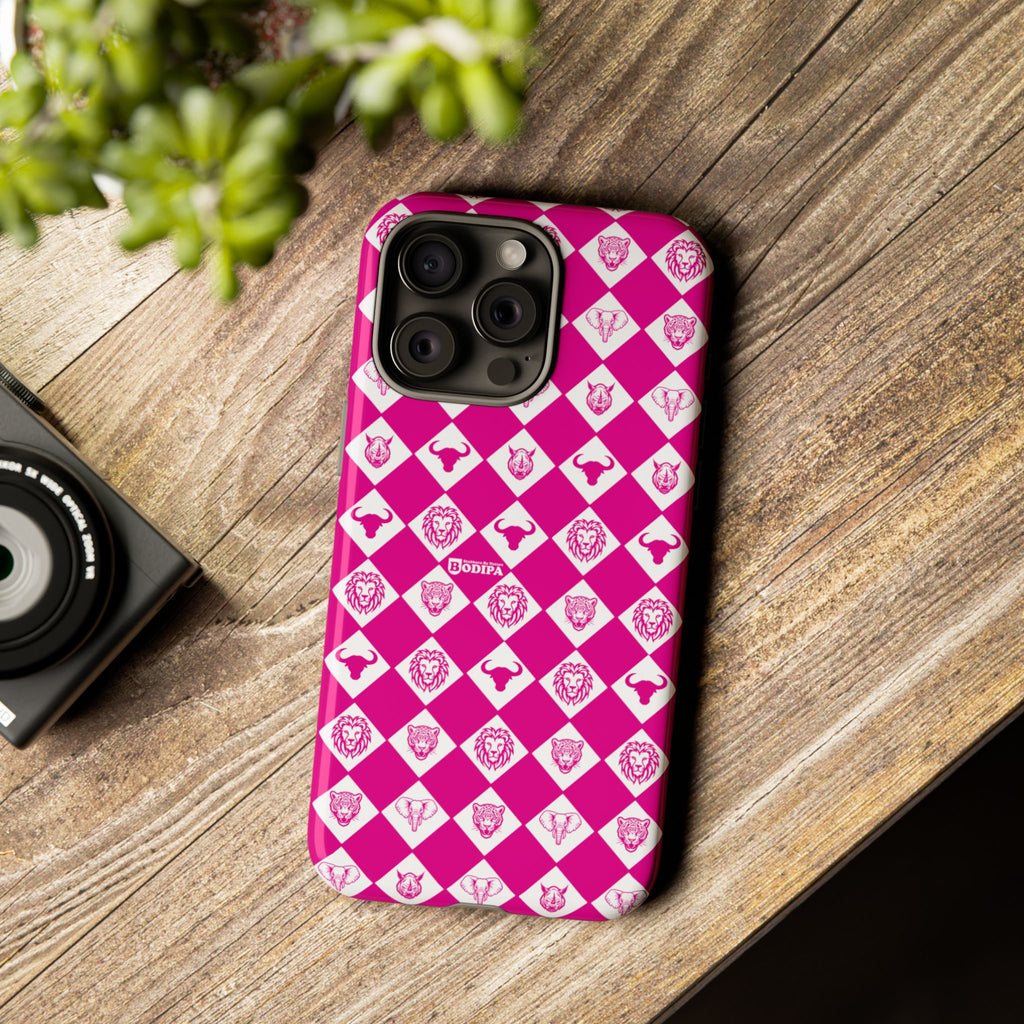 Pink Big Five Pattern Phone Case