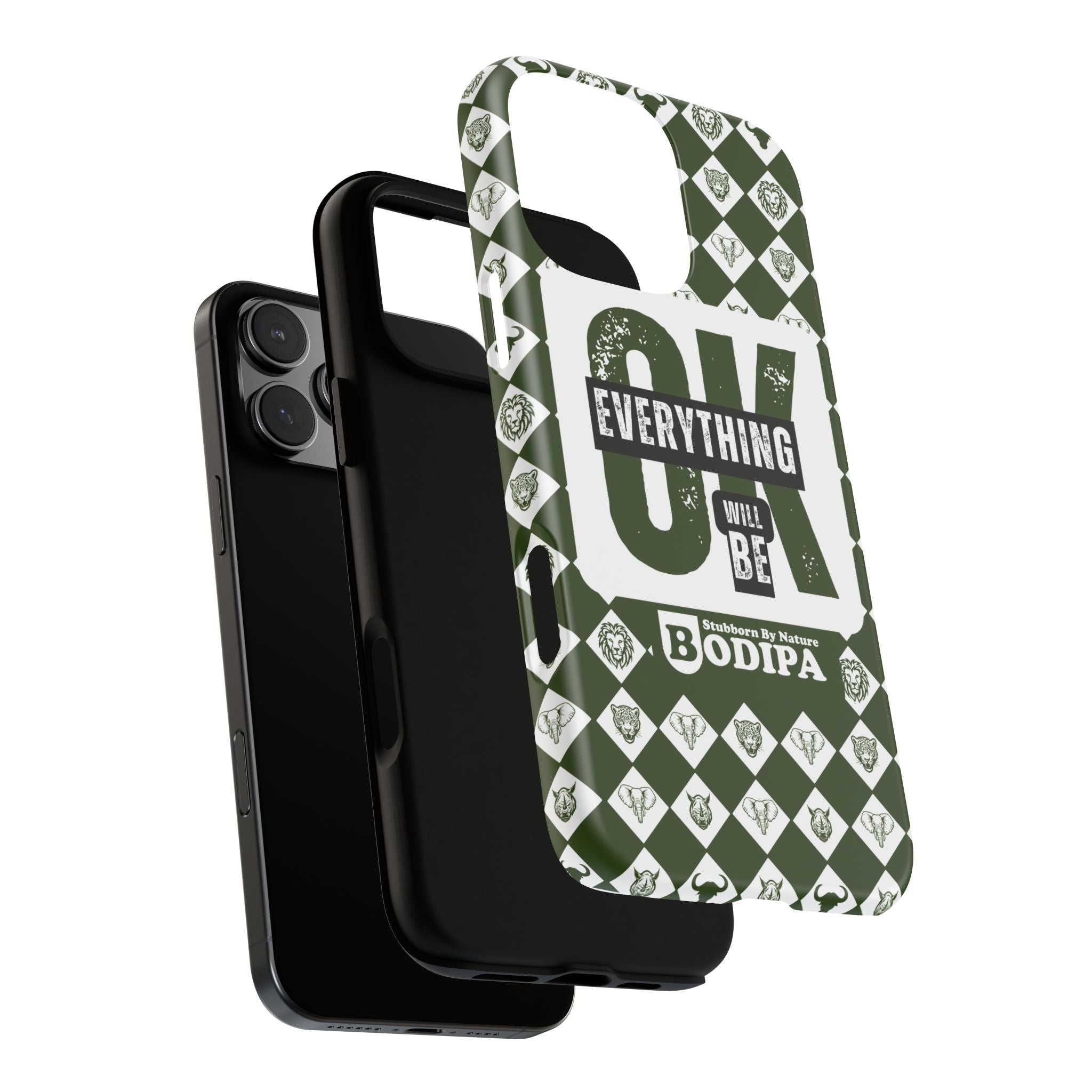 Green Everything Will Be OK Phone Case