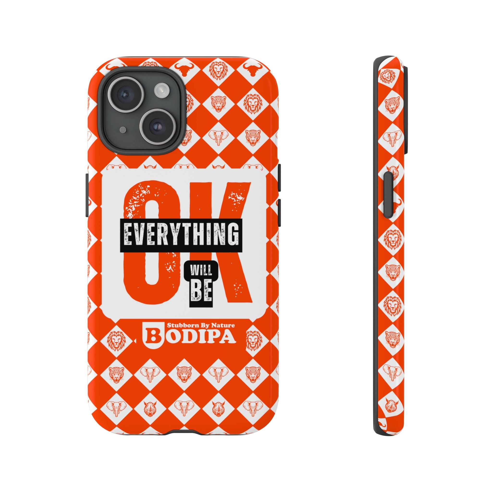 Orange Everything Will Be OK Phone Case