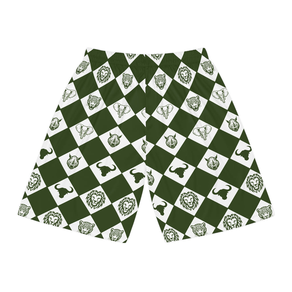 Green Big Five Shorts