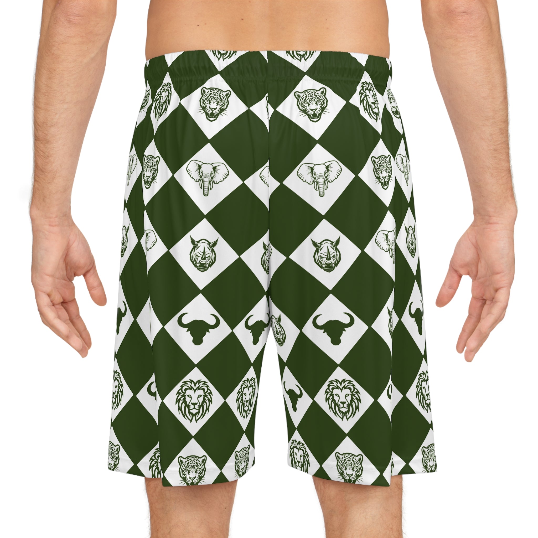 Green Big Five Shorts