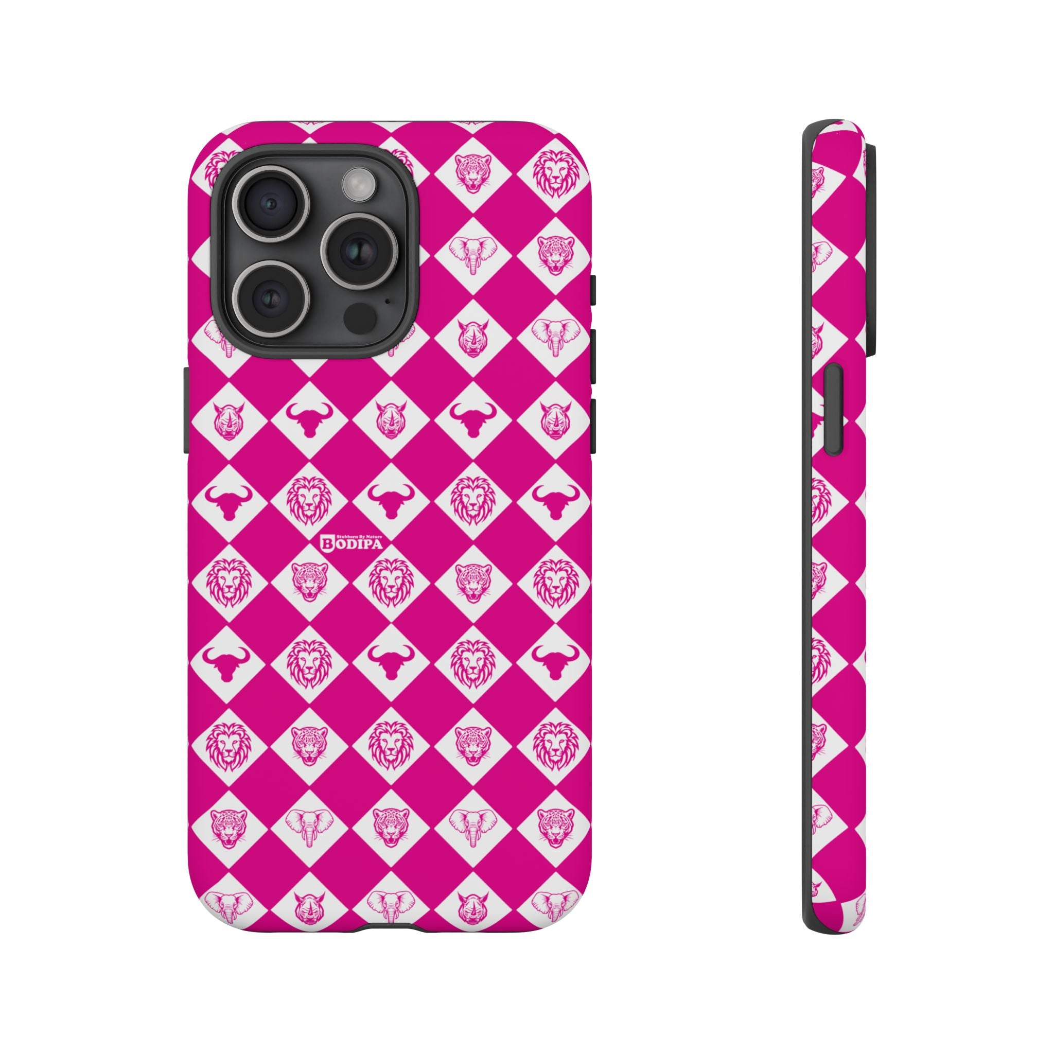 Pink Big Five Pattern Phone Case