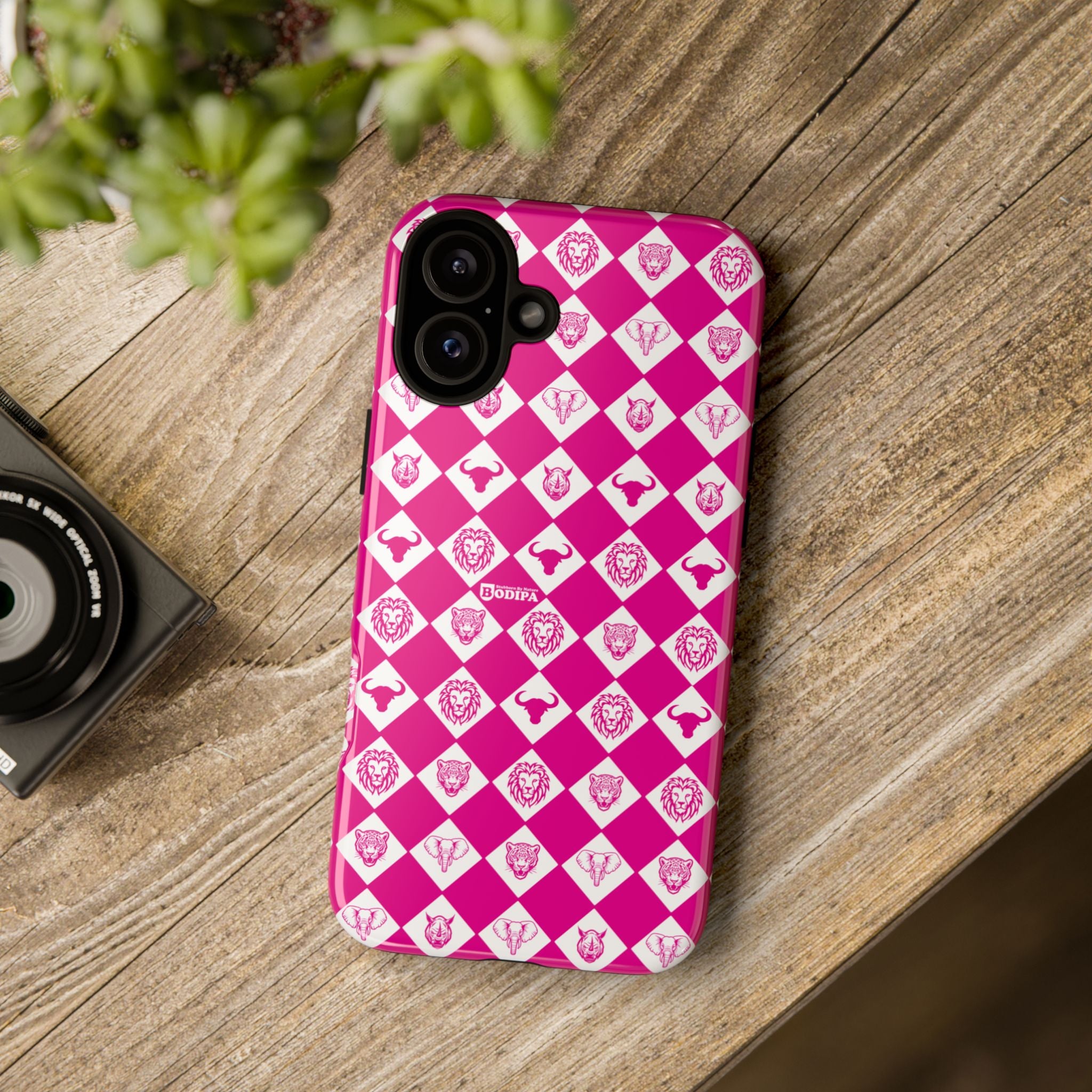 Pink Big Five Pattern Phone Case