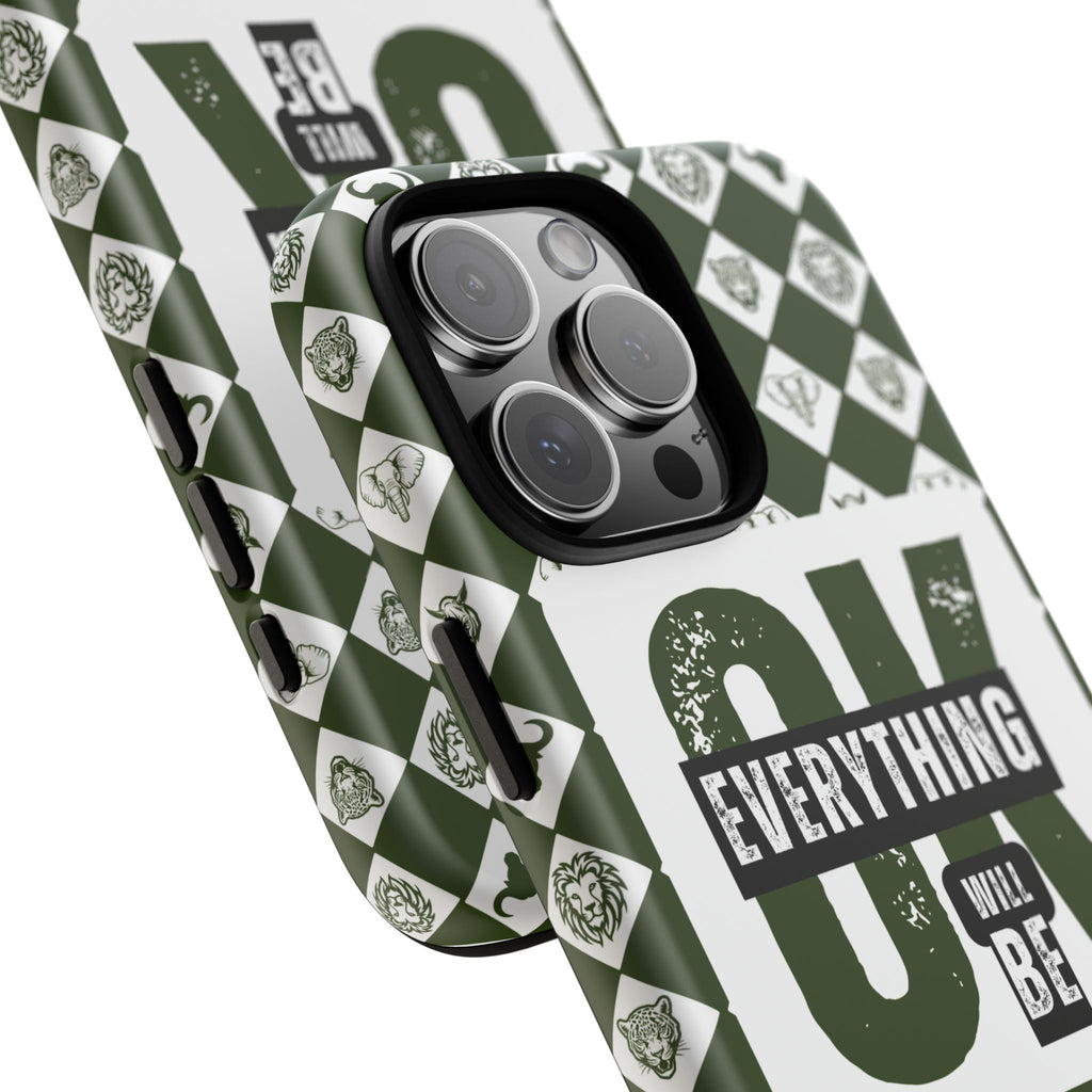 Green Everything Will Be OK Phone Case