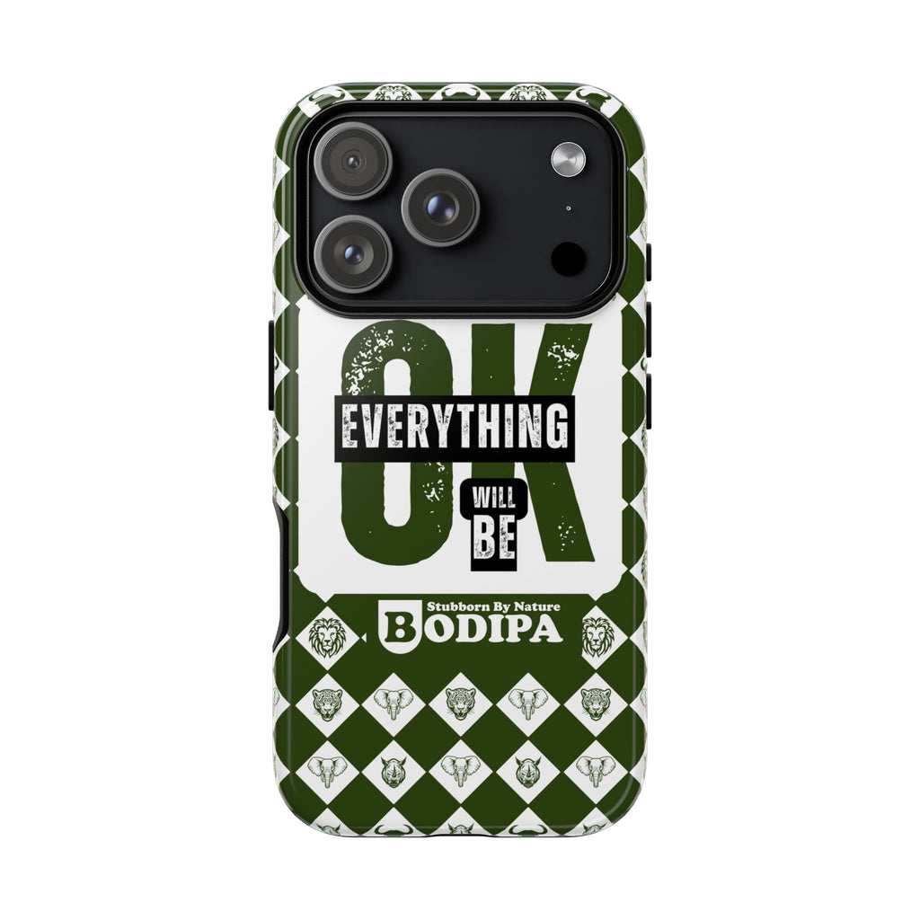 Green Everything Will Be OK Phone Case