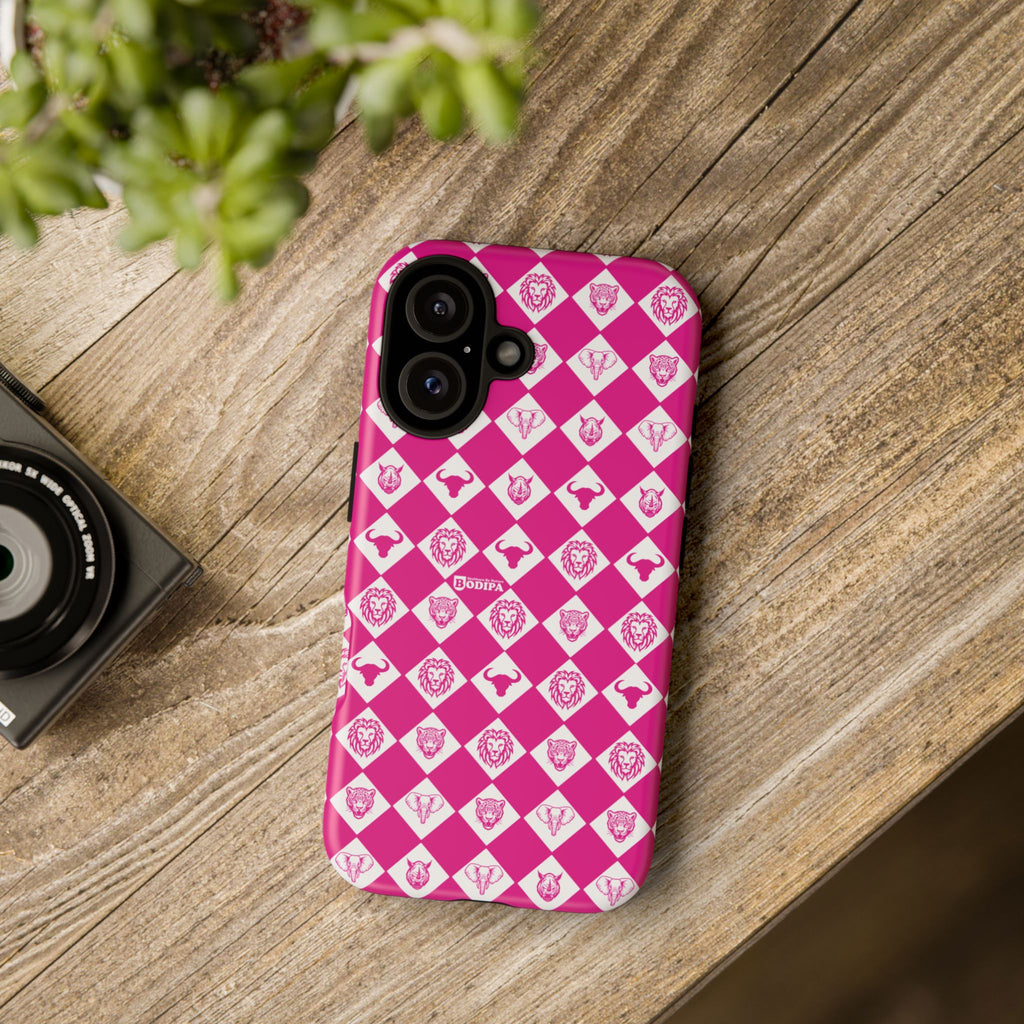 Pink Big Five Pattern Phone Case