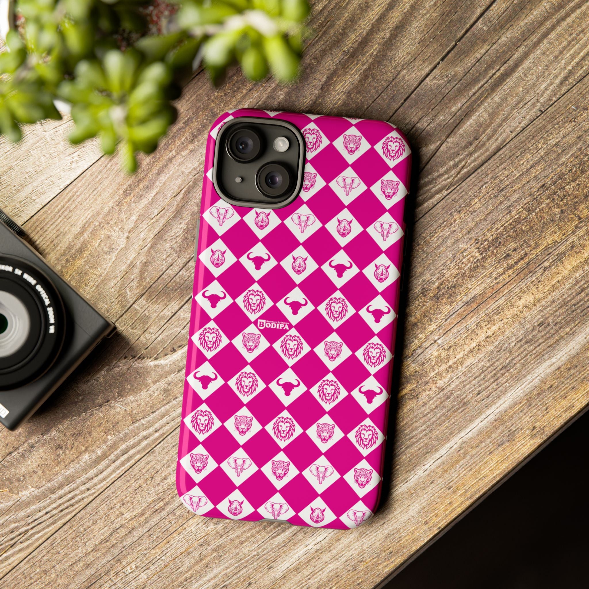 Pink Big Five Pattern Phone Case