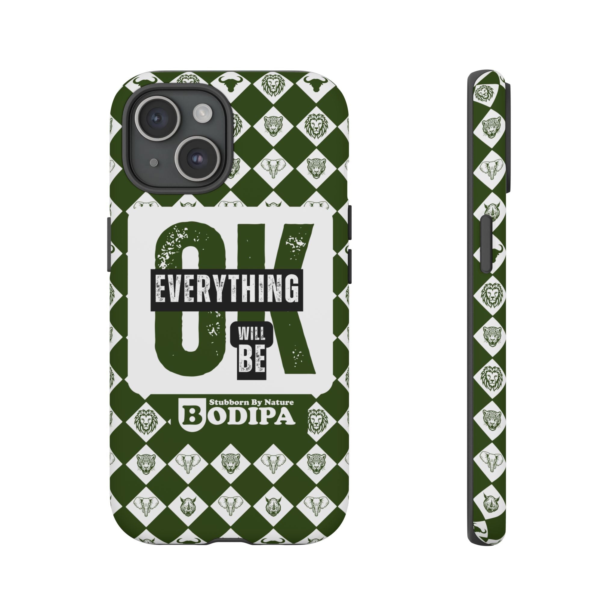 Green Everything Will Be OK Phone Case