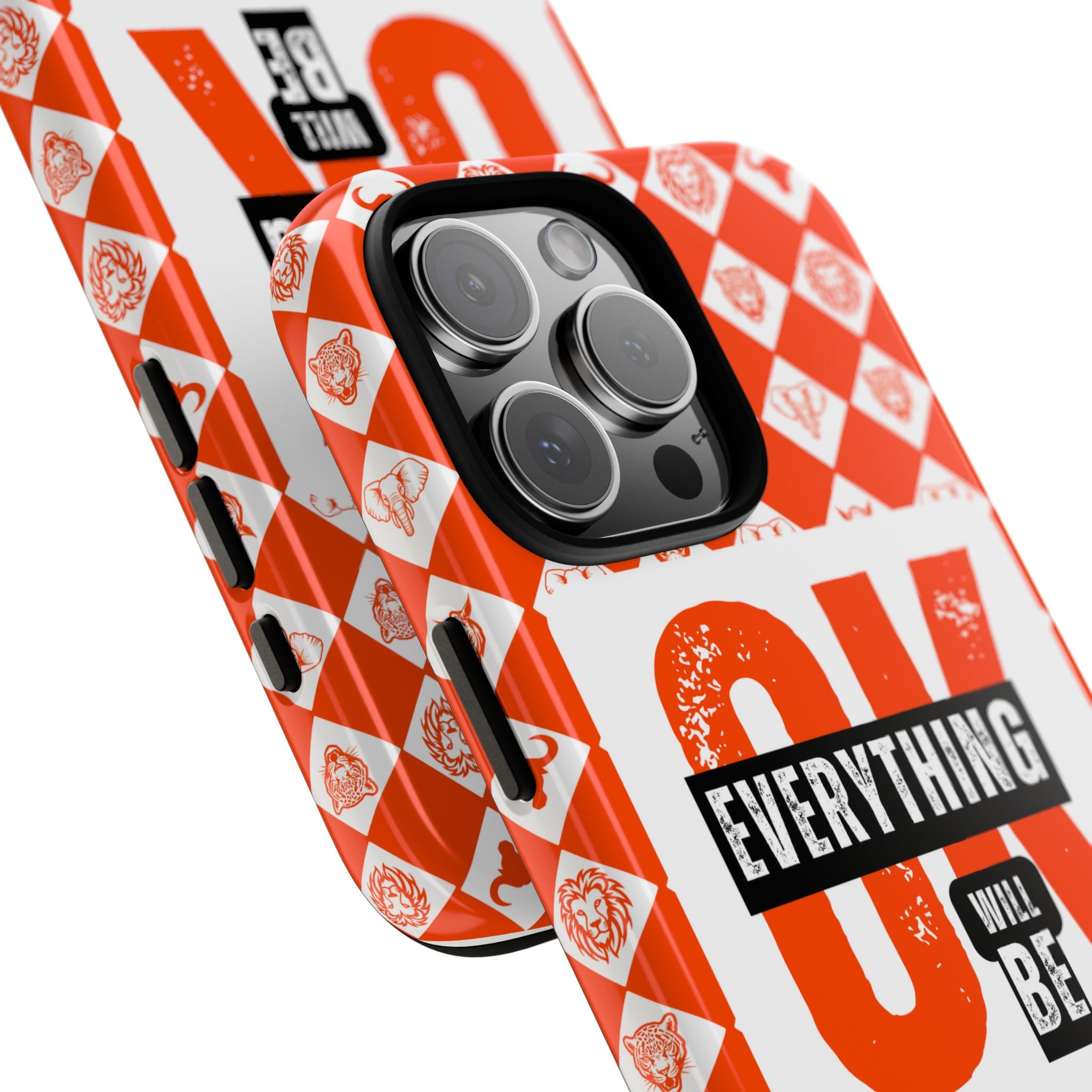 Orange Everything Will Be OK Phone Case