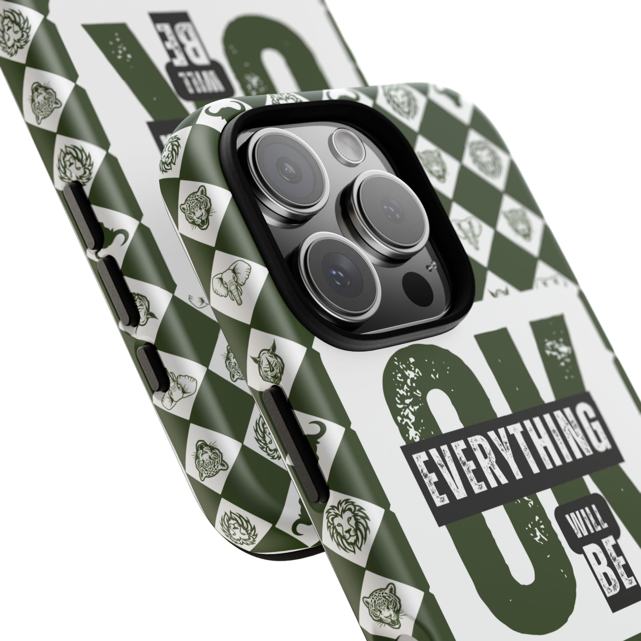 Green Everything Will Be OK Phone Case