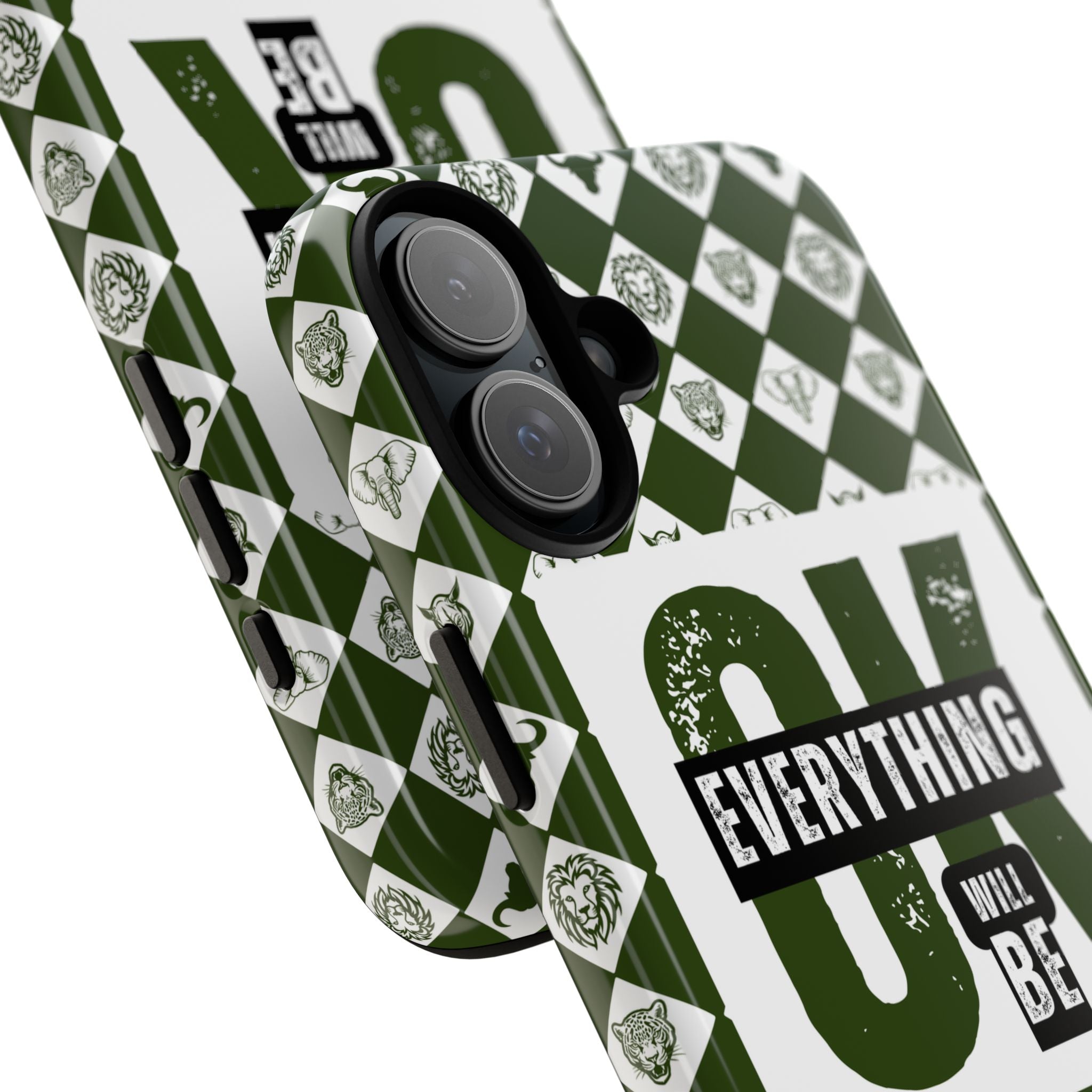 Green Everything Will Be OK Phone Case