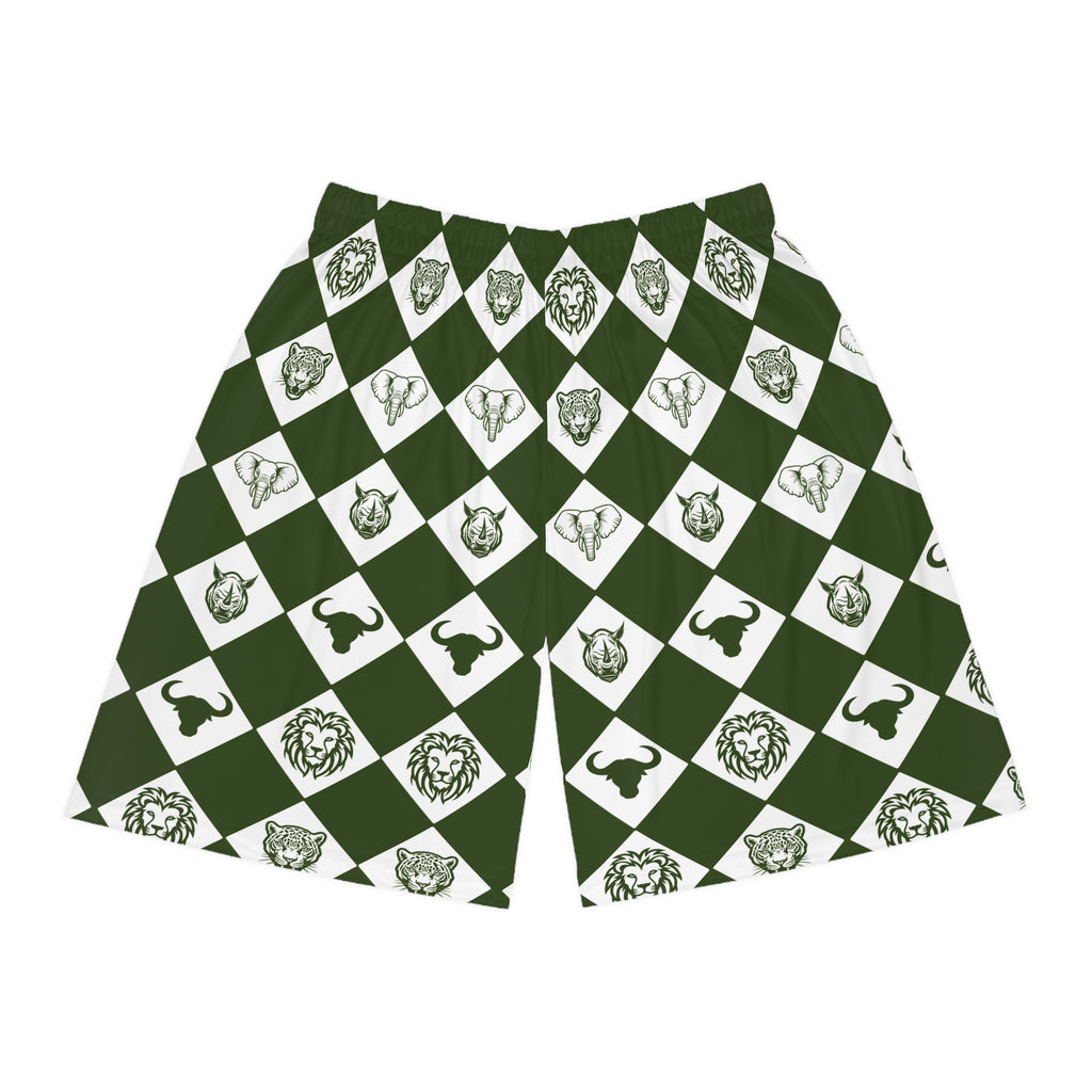 Green Big Five Shorts