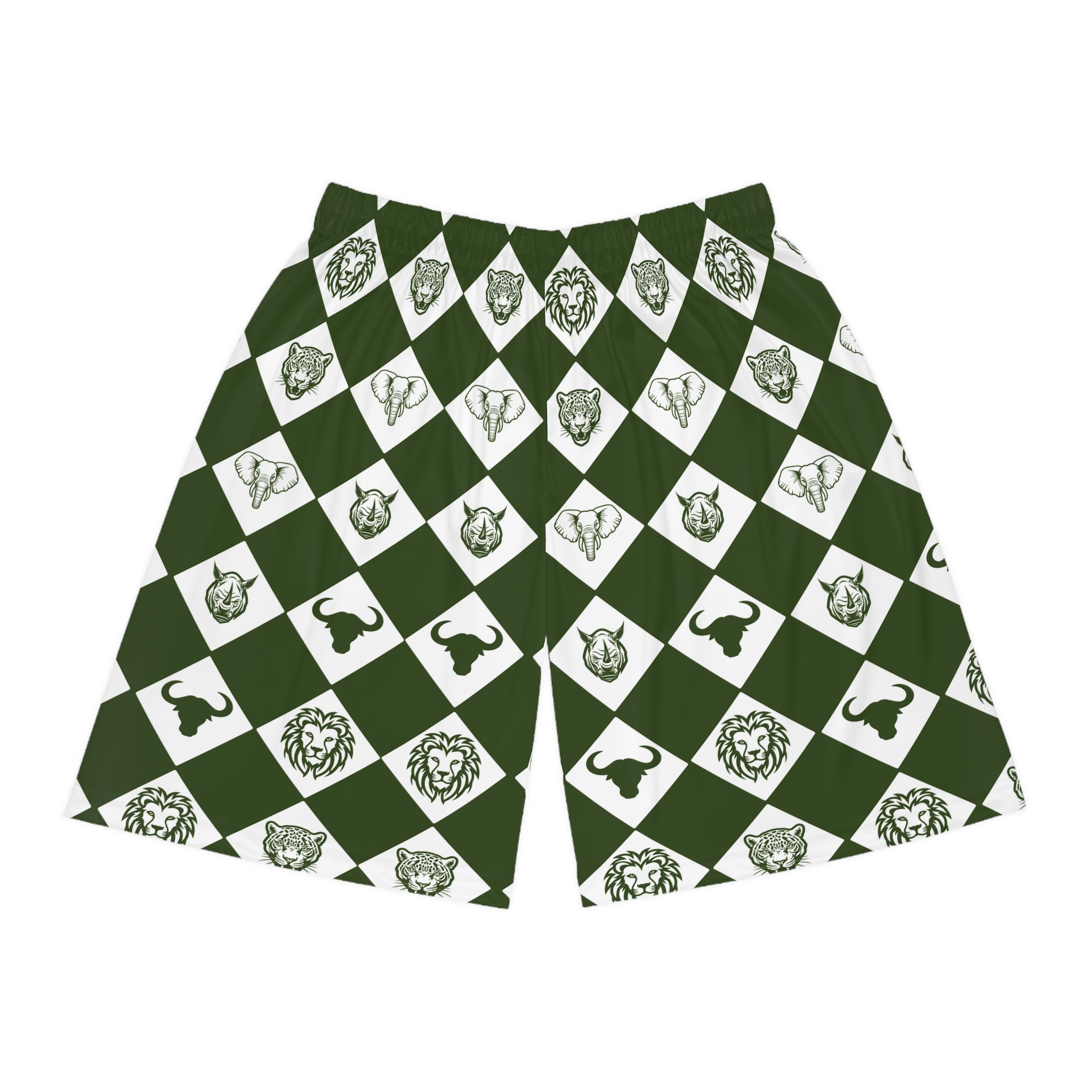 Green Big Five Shorts