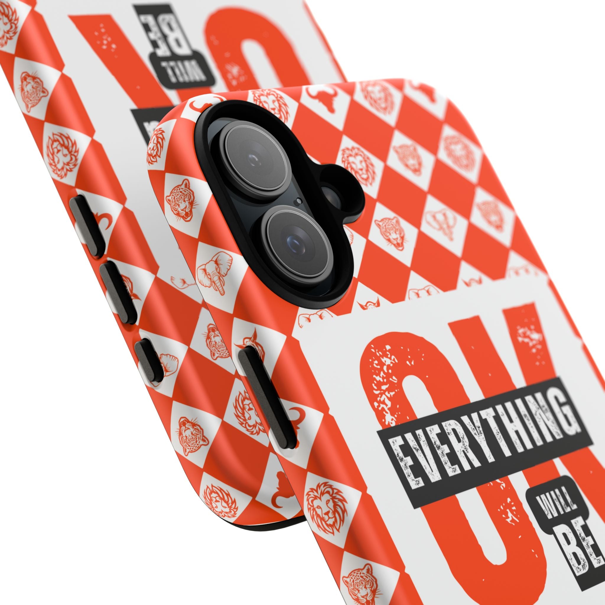 Orange Everything Will Be OK Phone Case