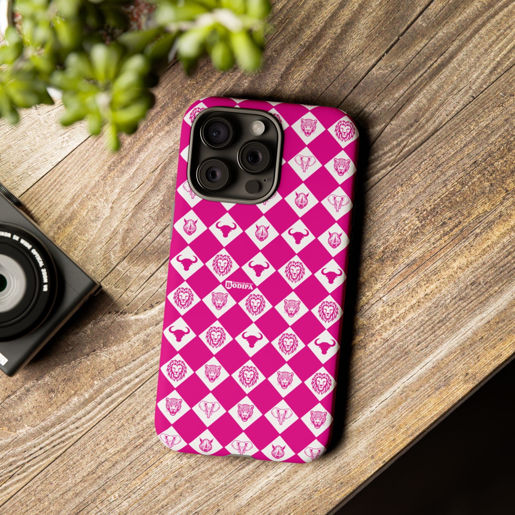 Pink Big Five Pattern Phone Case