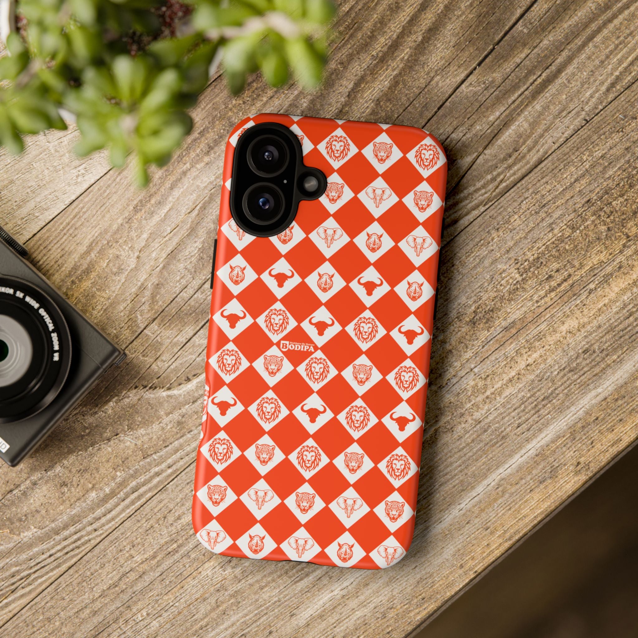 Orange Pattern Phone Case