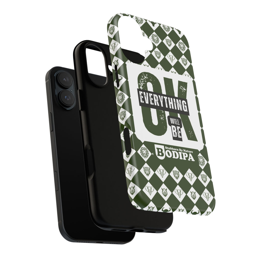 Green Everything Will Be OK Phone Case