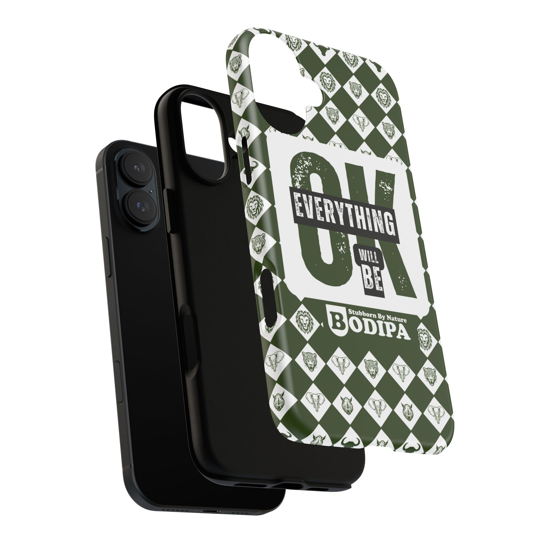 Green Everything Will Be OK Phone Case
