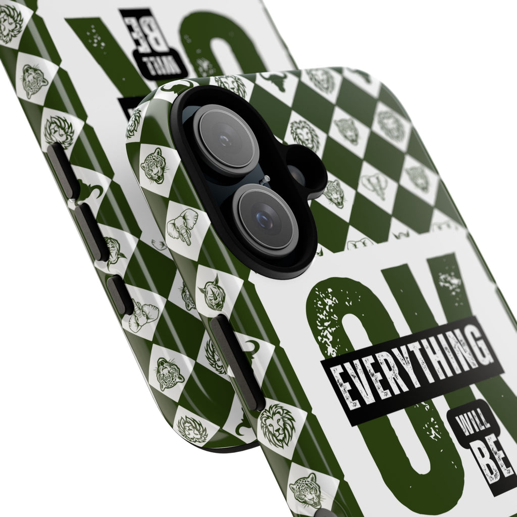 Green Everything Will Be OK Phone Case