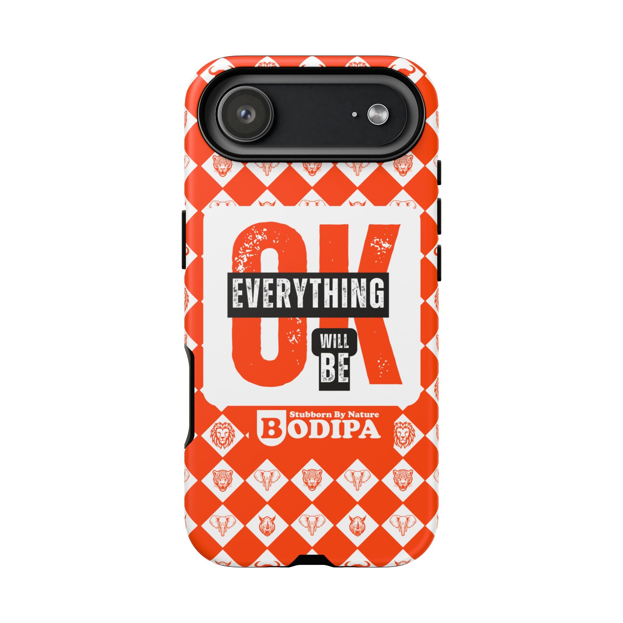 Orange Everything Will Be OK Phone Case