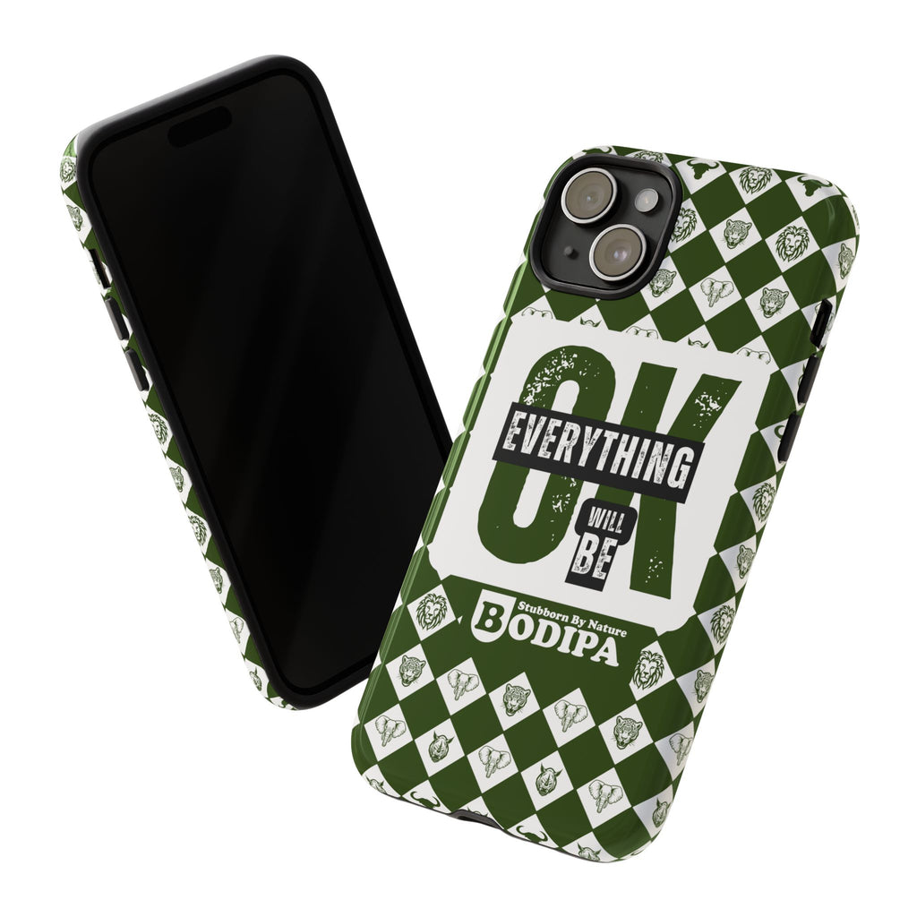 Green Everything Will Be OK Phone Case