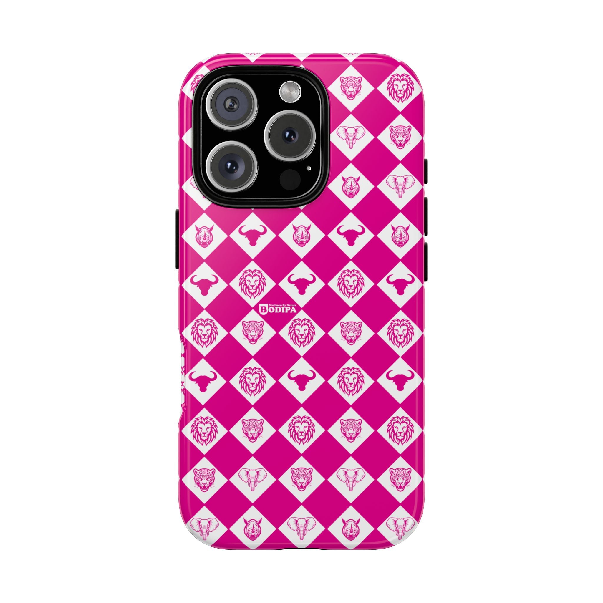 Pink Big Five Pattern Phone Case