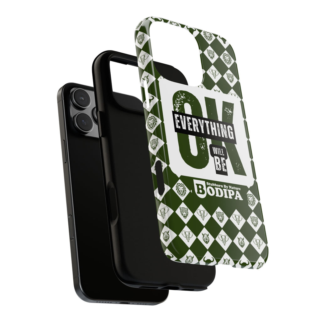 Green Everything Will Be OK Phone Case