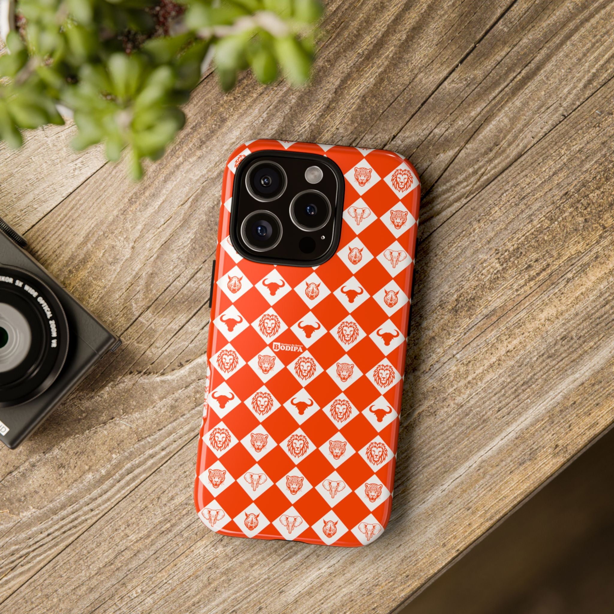 Orange Pattern Phone Case