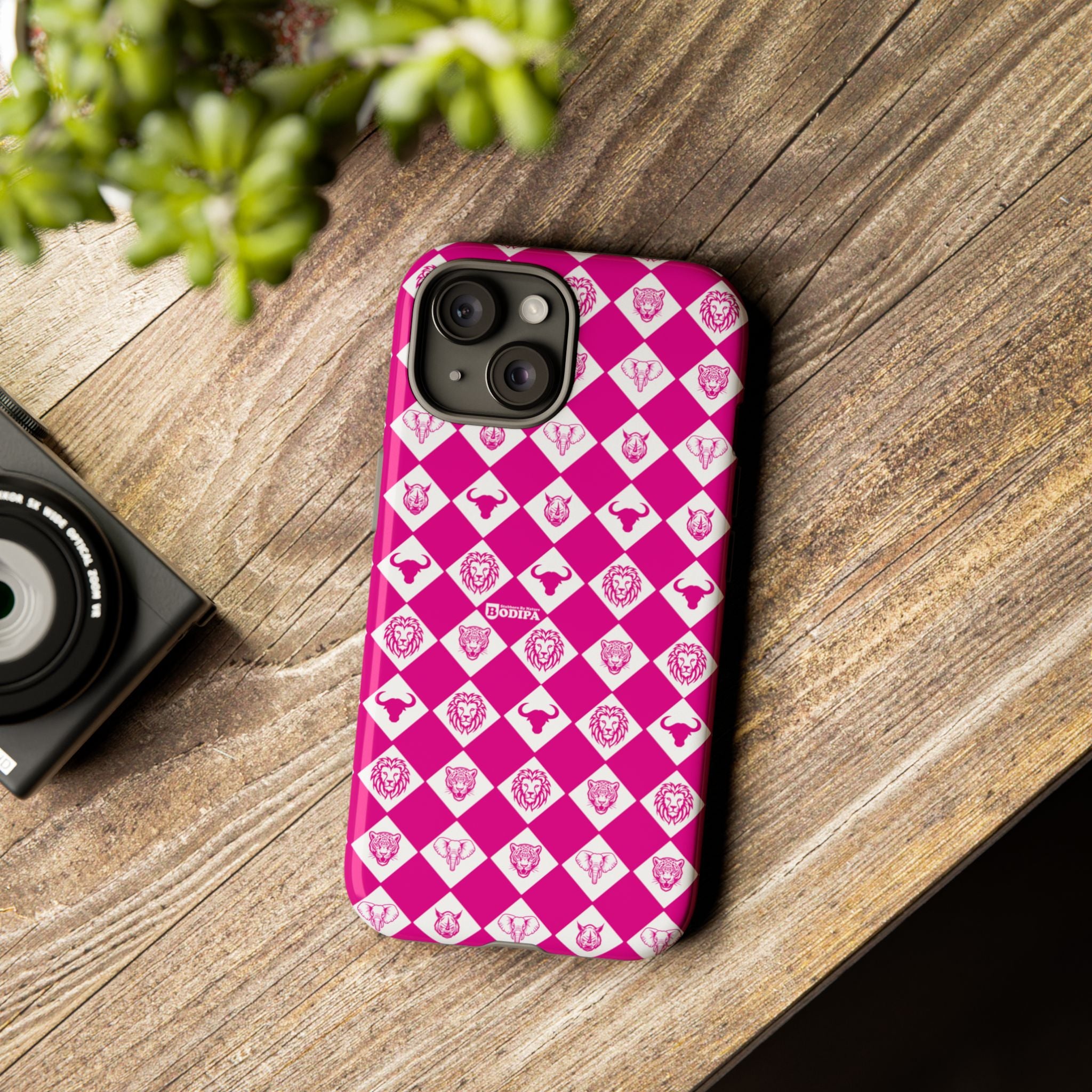Pink Big Five Pattern Phone Case