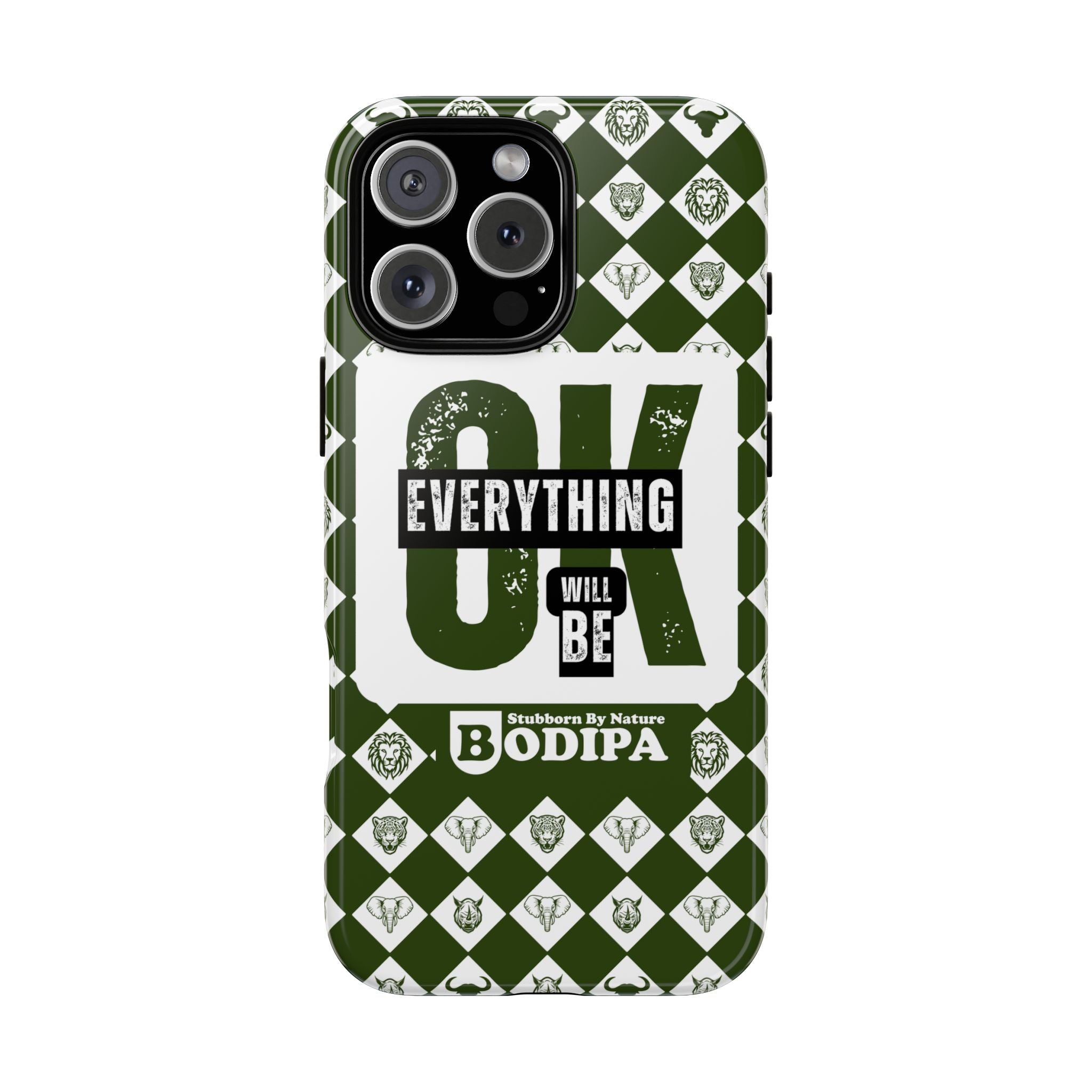 Green Everything Will Be OK Phone Case