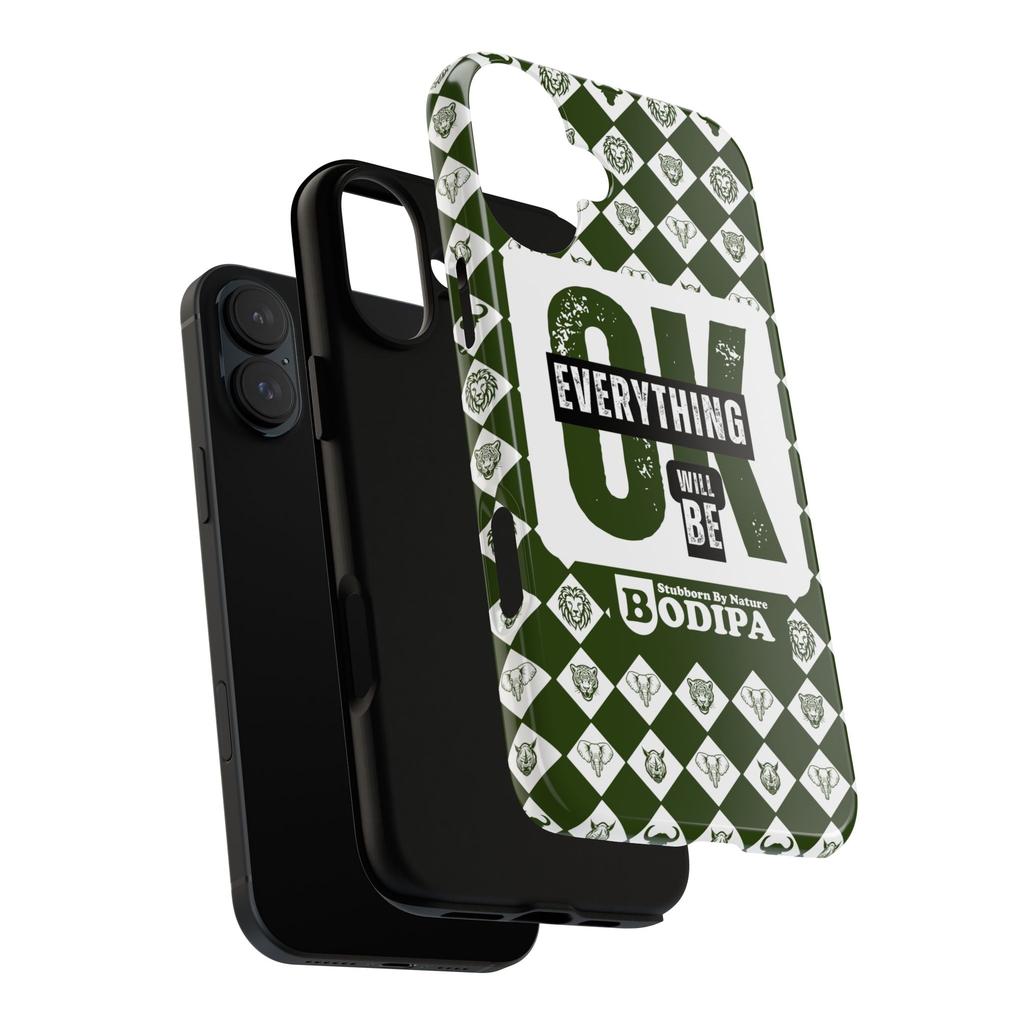 Green Everything Will Be OK Phone Case
