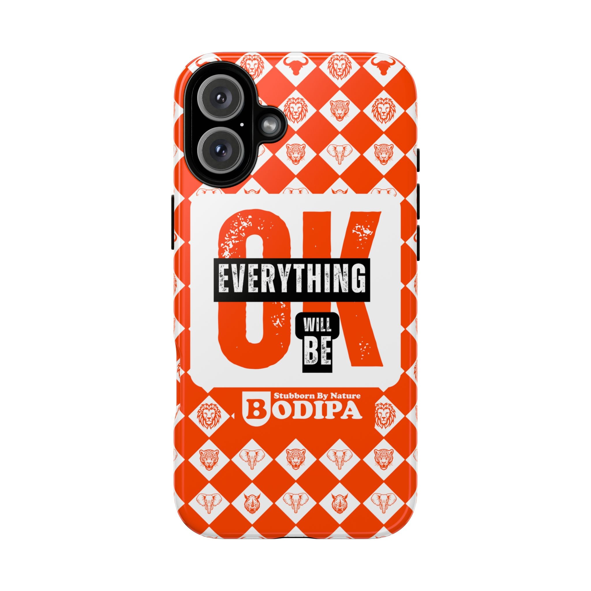 Orange Everything Will Be OK Phone Case