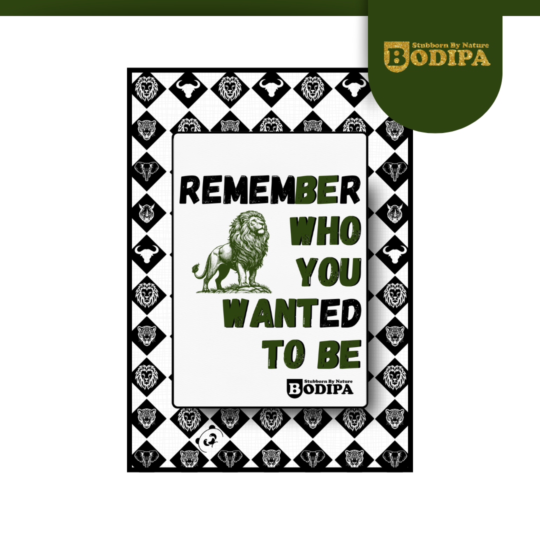 Remember Wall Art – Bodipa Stubborn Collection